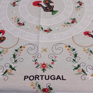 Portuguese Table cloth traditional different design 150x200, colourful design print cloth, Portugal, gift