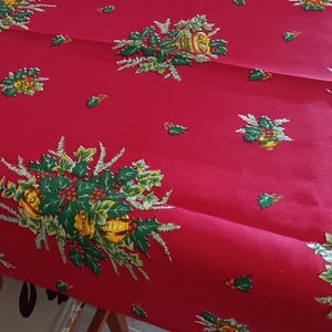 Table Cloth traditional Poruguese green color with fish print,Serdinha Verde, white with blue, festive red