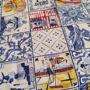 Portuguese Traditional table cloth, decoration, home kitchen 150x250