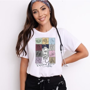 Eras Tour Nurse Unisex Tee Shirt - Vintage Style Medical Scrubs Graphic Tee, Doctor Gift, Hospital Apparel, Healthcare Worker Present,