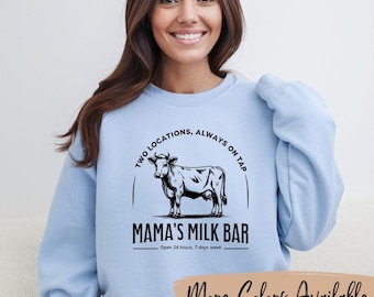 Borstvoedingssweater, mamamelkreep, trui met ronde hals, moederschapscadeau, voedingskleding