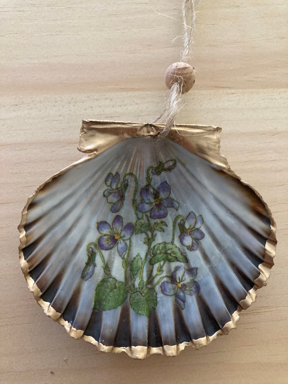 Flower Cape Cod Bay Scallop Shell Etsy