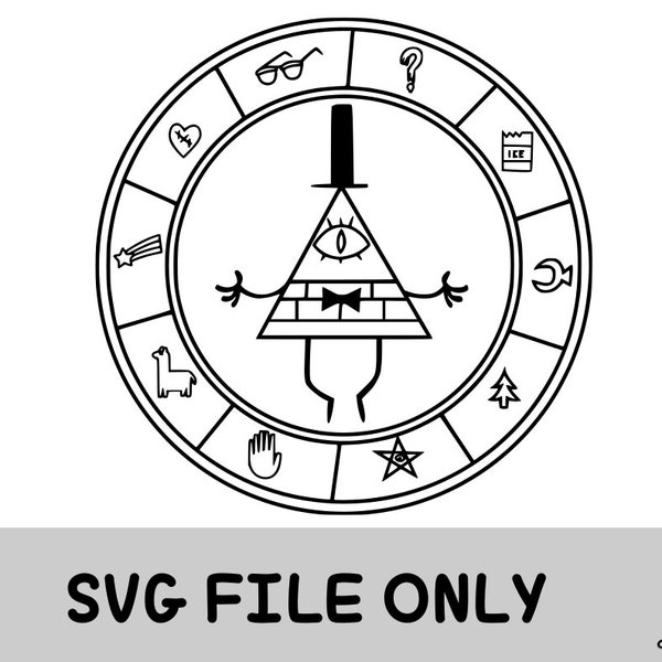 Gravity falls bill cipher SVG