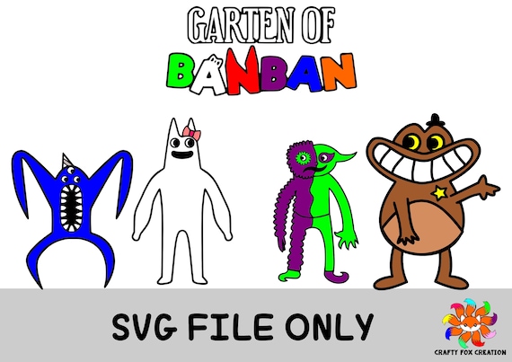 Garten of Banban Svg/png/pdf/jpeg Garden of Banban Nabnab 