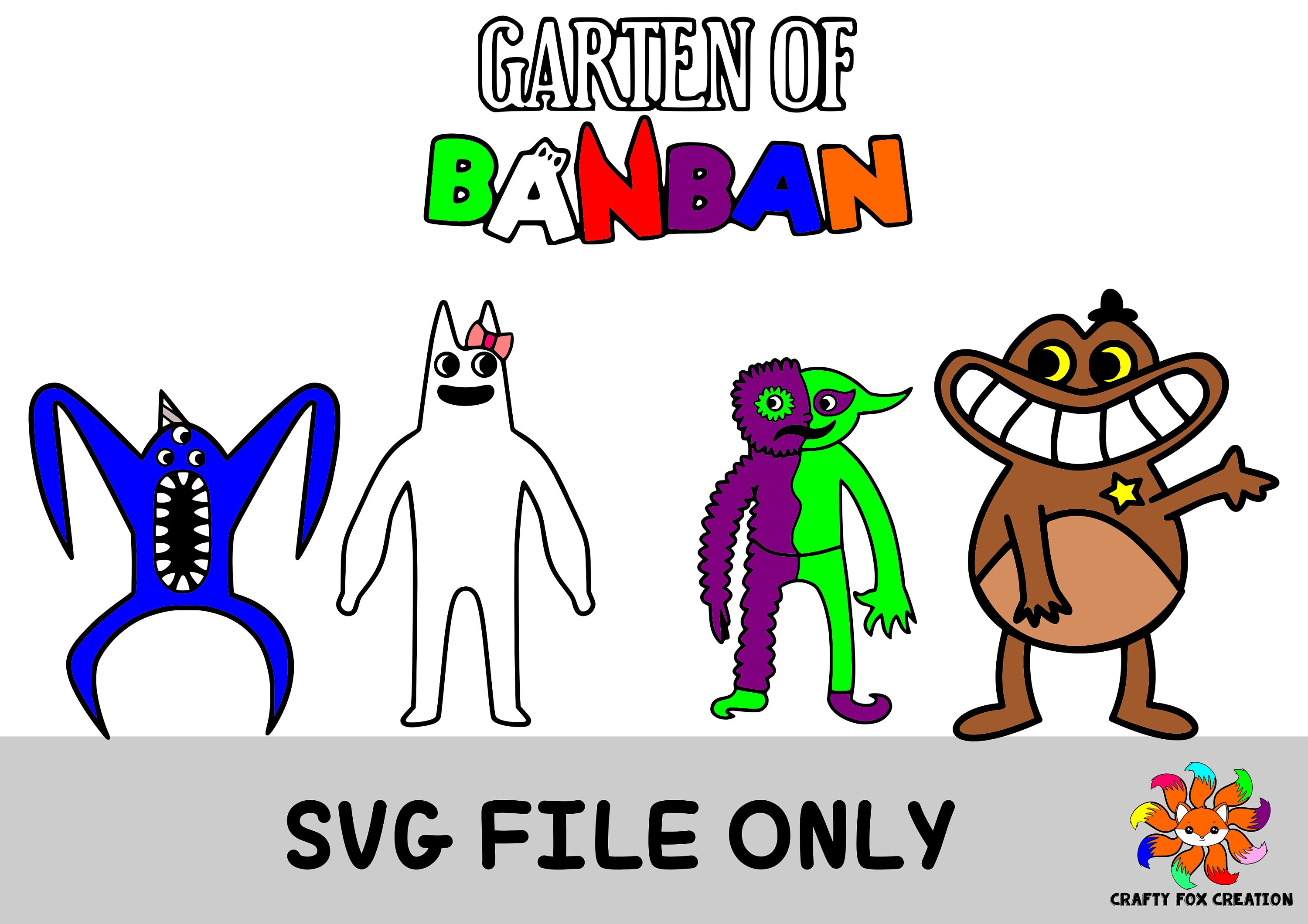 12 version of ban ban and banbaleena : r/gartenofbanban