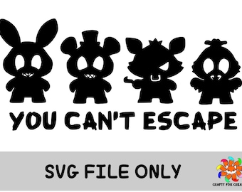 FNAF Characters SVG - Free FNAF Characters SVG Download