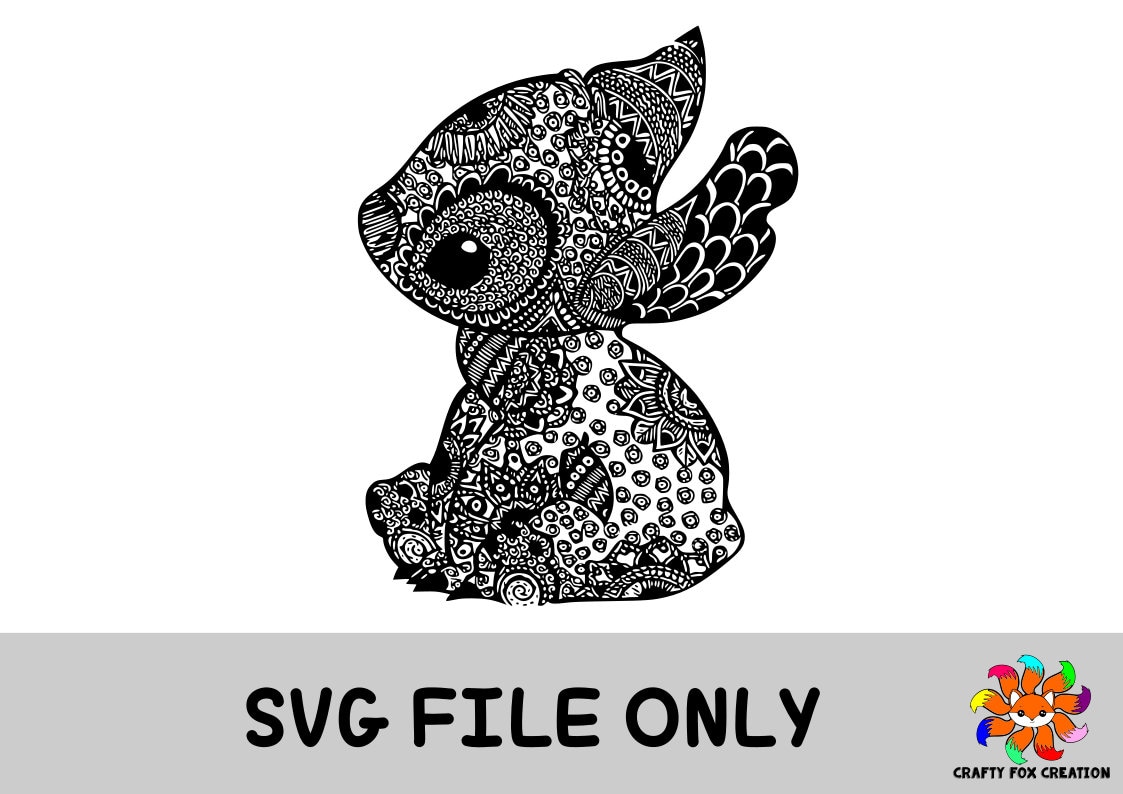 Stitch Mandala SVG (Download Now) - Etsy