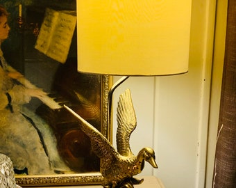 Vintage Brass Duck Lamp (SHADE NOT INCLUDED)