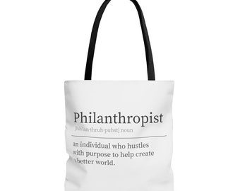 Philanthropist Tote Bag