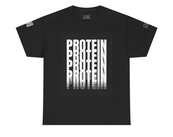 Koszulka PROTEIN Repeat Tee | Koszulka do ćwiczeń Fitness Typography