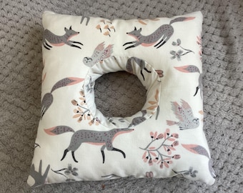 Woodland/owl/rabbit theme Ear Pillow For Piercing / CNH / Pressure / earbuds