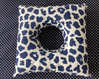 Ear pillow with hole for piercings/CNH/Pressure +