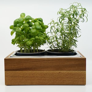 rattan blumenkasten norma Blumenkasten mit Untersetzer 60 cm lang Rattan-Optik anthrazit main image 1