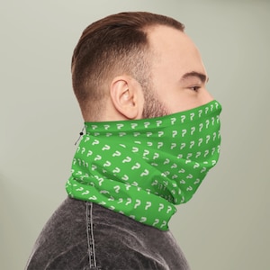 Custom Winter Neck Gaiter: Fleece-Like Drawstring Scarf