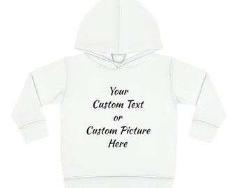 Custom Toddler Pullover Fleece Hoodie