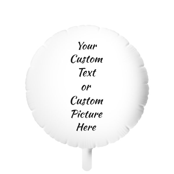 Custom Mylar Balloons Etsy