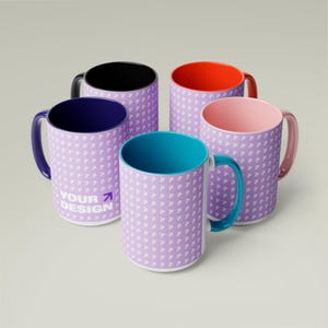 Custom Stylish Accent Coffee Mug - Perfect Gift for Coffee Lovers, Home Office Decor, Hot Beverage, Unique Kitchenware, Black & White Design