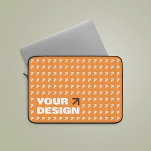 Custom Laptop Sleeve: Polyester with Plush Fleece Interior