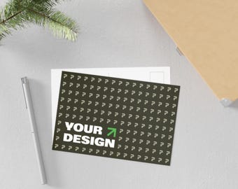 Postales artísticas personalizadas: tarjetas de felicitación brillantes, objetos de colección