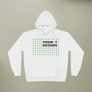 Unisex EcoSmart Fleece Hoodie: Custom Cozy Pullover