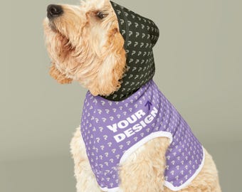 Custom Pet Hoodie: Cozy Fleece Dog Sweater, Stylish Apparel