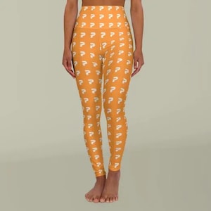 High Waisted Yoga Leggings: Printed Activewear, Comfortable Workout Tights