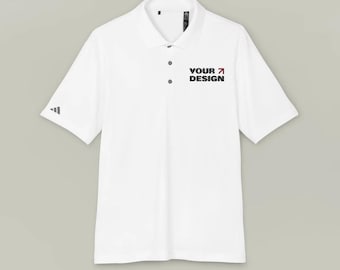 Custom Adidas Unisex Performance Polo - Casual Wear, Activewear, Sporty Gift, Fitness Apparel, Everyday Use
