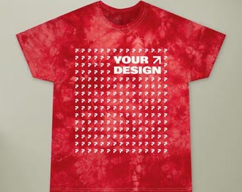 Custom Tie-Dye Tee: Casual 100% Cotton Summer Top