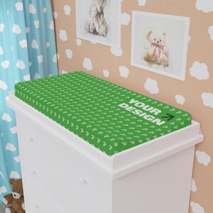 かわいいベビーチェンジングパッドカバー（子供部屋の装飾、ベビーシャワーギフト、柔らかくて心地良い、愛らしい柄、乳児用おむつ替えの必需品）