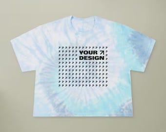 Tie-Dye Crop Tee: Relaxed Fit, Boho Summer Top