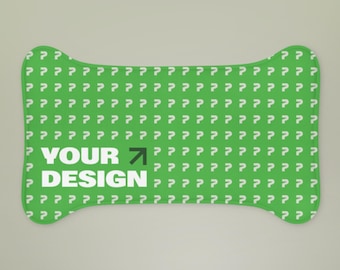 Custom Pet Feeding Mat: Non-Slip Polyester Memory Foam