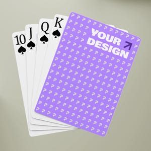 Set di carte da gioco da poker eleganti e personalizzate, perfette per serate di gioco, regali eleganti per giocatori, giochi di carte, feste a tema casinò, decorazioni per la casa