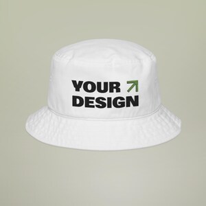 Custom Embroidered Cotton Twill Bucket Hat: Summer Outdoor Fashion
