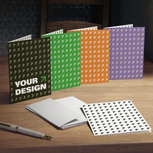 Tarjetas de felicitación multidiseño personalizadas y artesanales. Perfectas para cualquier ocasión: cumpleaños, agradecimientos, celebraciones, tarjetas DIY. Interior en blanco.