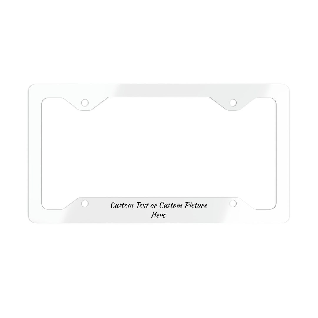 Custom Metal License Plate Frame Etsy