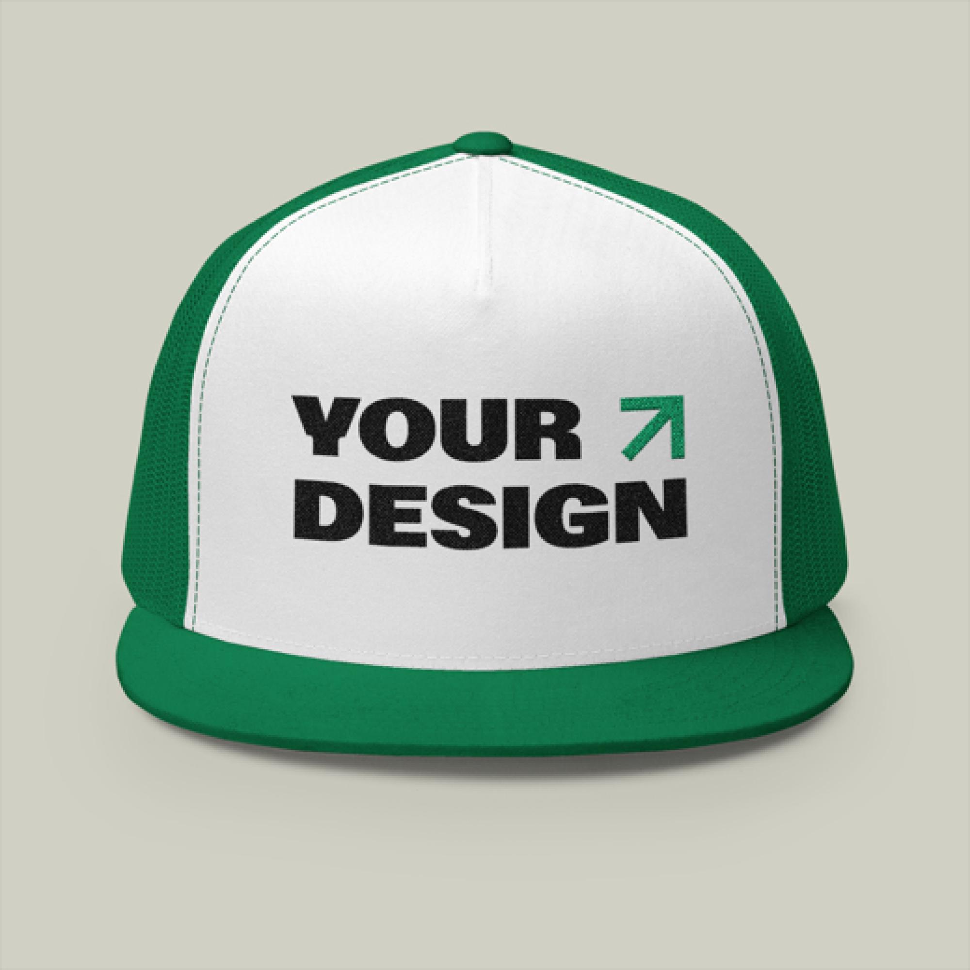 Embroidered 5-Panel Trucker Hat Adjustable Snapback Unisex Cap Custom Embroidered 5 Panel Snapback Cap Adjustable Cotton  main image 3