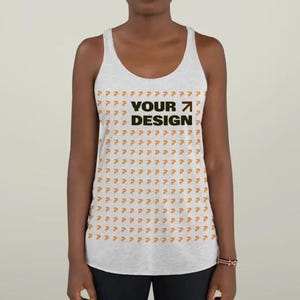 Custom Women&#39;s Tri-Blend Racerback Tank: Soft Summer Top