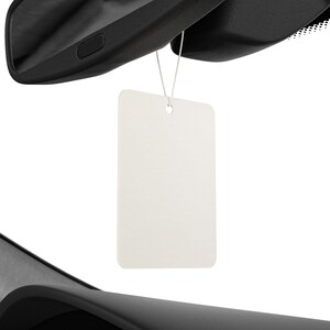 Désodorisant pour voiture personnalisé : voiture neuve, pin, glace noire image 5