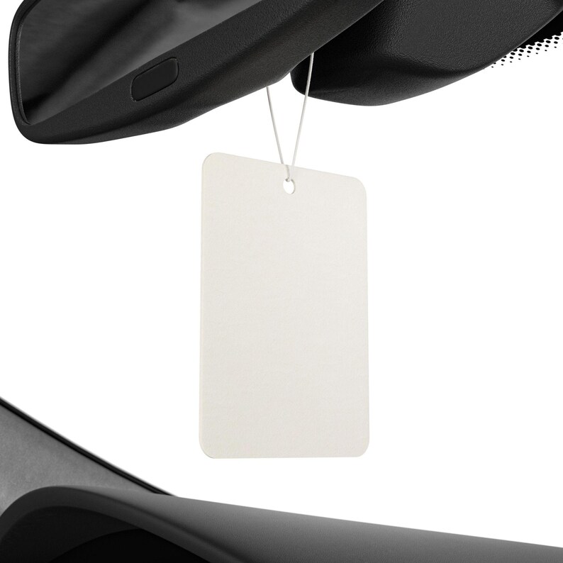 Désodorisant pour voiture personnalisé : voiture neuve, pin, glace noire image 5