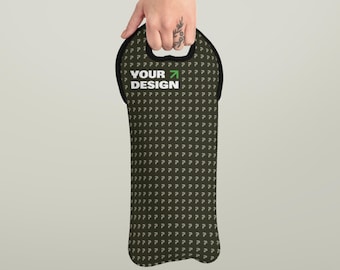 Custom Wine Tote Bag: Neoprene Elegant Gift