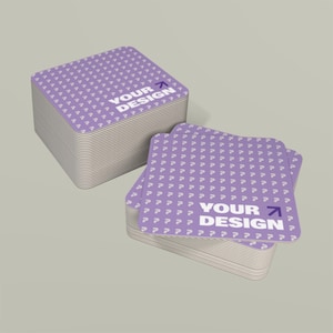 Custom Hardboard Coaster Set: Minimalist Drink Coasters, Party Favors