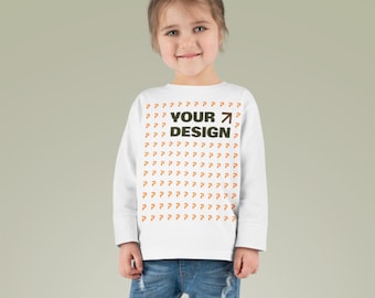 Custom Toddler Long Sleeve Tee: Cozy Kids Fall Wear