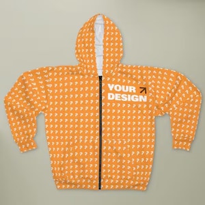 Custom Cozy Unisex Zip Hoodie, Perfect for Casual Outings, Gym, or Lounging, Great Gift for Birthdays, Holidays, Relaxation Wear