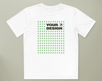 Camiseta deportiva de poliéster personalizada para jóvenes competidores
