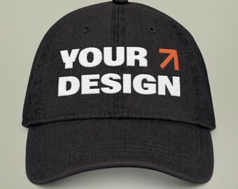 Custom Embroidered Denim Hat: Casual Cotton Style