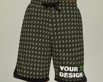 Custom Basketball Rib Shorts: Moisture-Wicking Athletic Gym Shorts