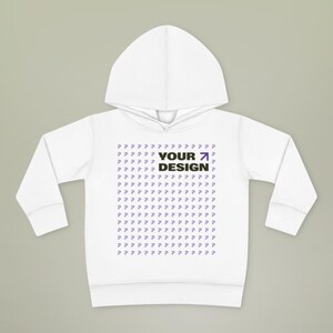 Cozy Toddler Fleece Pullover Hoodie: Soft Cotton-Blend, Adjustable Fit