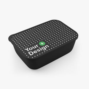 Custom PLA Bento Box: Sleek Eco-Friendly Lunch Container with Utensils