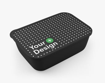 Custom PLA Bento Box: Sleek Eco-Friendly Lunch Container with Utensils