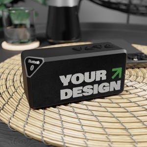 Custom Bluetooth Speaker: Portable Wireless Audio, Fun Tech Gift